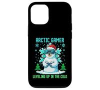 Carcasa para iPhone 12/12 Pro Diseño Arctic Gamer Pixel Art Retro 8-bit Winter Geek