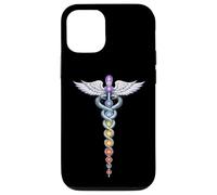Carcasa para iPhone 12/12 Pro Diseño Caduceo Energía Chakra - Despertar Kundalini