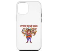 Carcasa para iPhone 12/12 Pro Diseño de Conciencia Mental Atrapado en mi Cabeza Pensando Demasiado
