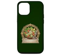 Carcasa para iPhone 12/12 Pro Diseño de Ensalada mediterránea Romana ilustración Foodie