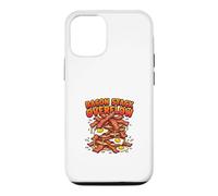 Carcasa para iPhone 12/12 Pro Diseño Divertido de Bacon Stack Overflow para desayunar