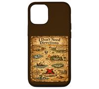Carcasa para iPhone 12/12 Pro Diseño Divertido de papá I Don't Need Directions - Mapa