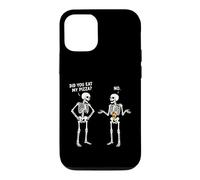 Carcasa para iPhone 12/12 Pro Diseño Divertido y Bonito de Did You Eat My Pizza Skeleton