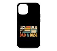 Carcasa para iPhone 12/12 Pro Diseño I Keep All My Dad Jokes In A Dad-A-Base