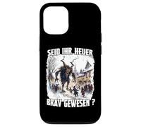 Carcasa para iPhone 12/12 Pro Disfraz de Krampus Malvado Nikolaus Perchtenlauf Bartl T