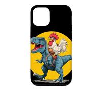 Carcasa para iPhone 12/12 Pro Disfraz de Pollo Best Friends para Amantes de los Dinosaurios