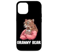Carcasa para iPhone 12/12 Pro Divertida Abuelita Oso Y Su Nieto: Día De La Abuela