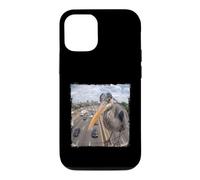 Carcasa para iPhone 12/12 Pro Divertida Cámara Tráfico Autopista Garza Azulada