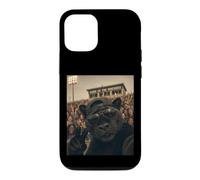 Carcasa para iPhone 12/12 Pro Divertida Mascota de Panther Student para Selfies Vintage para el Día del Juego