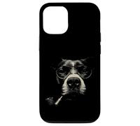 Carcasa para iPhone 12/12 Pro Divertido diseño Intelectual para Amantes de los Perros