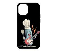 Carcasa para iPhone 12/12 Pro Divertido Disfraz de Rock de Cocina para los Amantes de la Guitarra y la Cocina