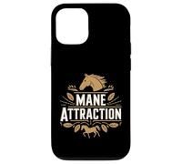 Carcasa para iPhone 12/12 Pro Divertido Entrenador de Caballos Mane Attraction