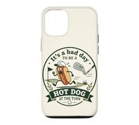 Carcasa para iPhone 12/12 Pro Divertido Golf Hot Dog Turn Snack Fairway Humor Humor Estado de ánimo