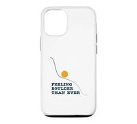 Carcasa para iPhone 12/12 Pro Divertido Juego de Palabras de Escalada Sentir Roca Que Nunca