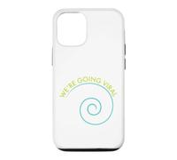 Carcasa para iPhone 12/12 Pro Divertido Juego de Palabras de microbiología Nos Estamos volviendo virales