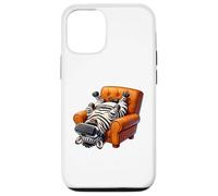 Carcasa para iPhone 12/12 Pro Divertido Jugador Zebra con Auriculares VR