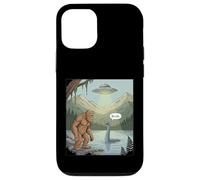 Carcasa para iPhone 12/12 Pro Divertido Monstruo alienígena de Bigfoot Sasquatch Loch Ness