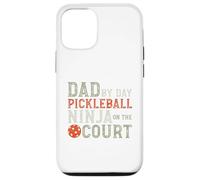 Carcasa para iPhone 12/12 Pro Divertido Pickleball Dad Pickleball Ninja para Hombre