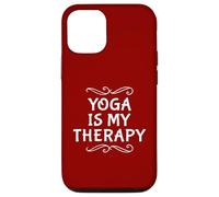 Carcasa para iPhone 12/12 Pro Divertido Yoga Terapia Instructor Fitness Paz Mediación Amor
