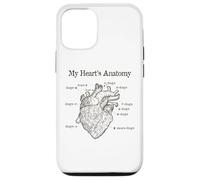 Carcasa para iPhone 12/12 Pro Dog Lover Heart Anatomy Shirt - Dog Owner, Medic, Veterinary