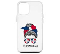 Carcasa para iPhone 12/12 Pro Dominicana Girl Dominican Heritage Dominican Republic Flag
