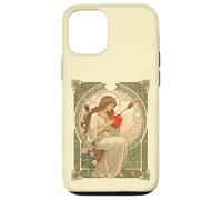 Carcasa para iPhone 12/12 Pro Donde el Amor Duele Vintage Art Nouveau Romance