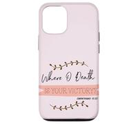 Carcasa para iPhone 12/12 Pro ¿Dónde está la Muerte tu Victoria? Corintios 15:55 Pascua