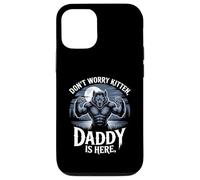 Carcasa para iPhone 12/12 Pro Don't Worry Kitten Daddy is Here: Werewolf Protector Fantasy