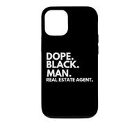 Carcasa para iPhone 12/12 Pro Dope Black Man Agente inmobiliario Orgullo afroamericano