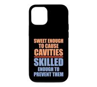 Carcasa para iPhone 12/12 Pro Dulce Dental para causar Caries Habilidad para prevenir Dentista