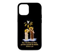 Carcasa para iPhone 12/12 Pro EIS o Cordeiro de Deus Joao 1:29. Versión Portuguesa