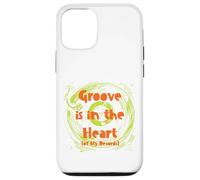 Carcasa para iPhone 12/12 Pro El Divertido Disco de Vinilo Pun Groove está en el corazón