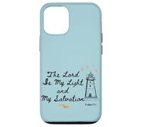 Carcasa para iPhone 12/12 Pro El Señor Es Mi Luz Y Mi Salvación Salmo 27:1 Fe Bíblica