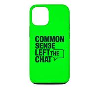 Carcasa para iPhone 12/12 Pro El Sentido común Antisocial dejó el Chat Anti Gente estúpida