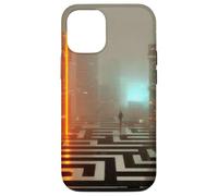 Carcasa para iPhone 12/12 Pro El umbral de neón - Cyberpunk Dystopian City Art