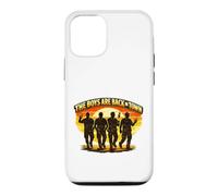 Carcasa para iPhone 12/12 Pro Emblema de reunión de The Boys Are Back in Town Brotherhood Divertido