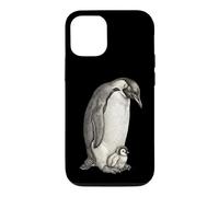 Carcasa para iPhone 12/12 Pro Emperor Penguins and Chick Vintage Art