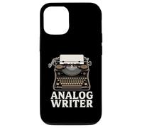 Carcasa para iPhone 12/12 Pro Escritor analógico Máquina de Escribir Vintage Autor de la Vieja Escuela