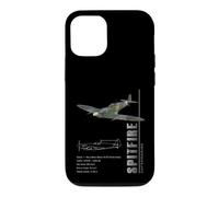 Carcasa para iPhone 12/12 Pro Especificaciones del Supermarine Spitfire, Caza de la RAF