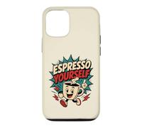 Carcasa para iPhone 12/12 Pro Espresso Yourself Divertido Estilo Vintage Café Comic Retro Art
