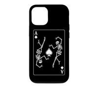 Carcasa para iPhone 12/12 Pro Esqueleto Ace of Spades Juego de Cartas Poker Gambler Gothic