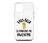 Carcasa para iPhone 12/12 Pro Esta Cerveza me está Haciendo Impresionante Bebida de Cerveza fría