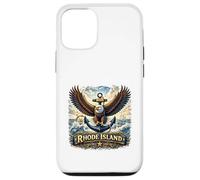 Carcasa para iPhone 12/12 Pro Estado del Patrimonio Marítimo de Rhode Island Eagle