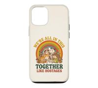 Carcasa para iPhone 12/12 Pro Estamos Todos Juntos como rehenes Funny Animal Retro 3