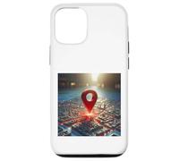 Carcasa para iPhone 12/12 Pro Estás aquí GPS Pin Ubicación de Viaje