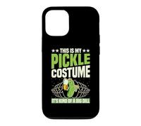 Carcasa para iPhone 12/12 Pro Este es mi Disfraz de pepinillo Disfraz de eneldo de Comida de Halloween