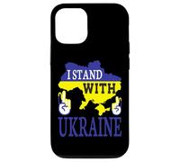 Carcasa para iPhone 12/12 Pro Estoy con Ucrania - Love Stop War - Ucrania Mapa