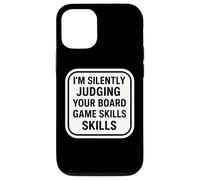 Carcasa para iPhone 12/12 Pro Estoy juzgando Silenciosamente tu Fan de Juegos de Mesa de Habilidades de Juego de Mesa