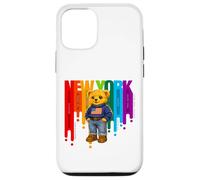 Carcasa para iPhone 12/12 Pro Exceed The Limit New York Teddy Bear- Colorful NYC Boroughs