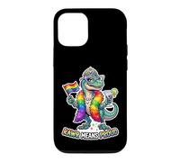 Carcasa para iPhone 12/12 Pro Fabuloso Rainbow Pride-o-Saurus Rex
